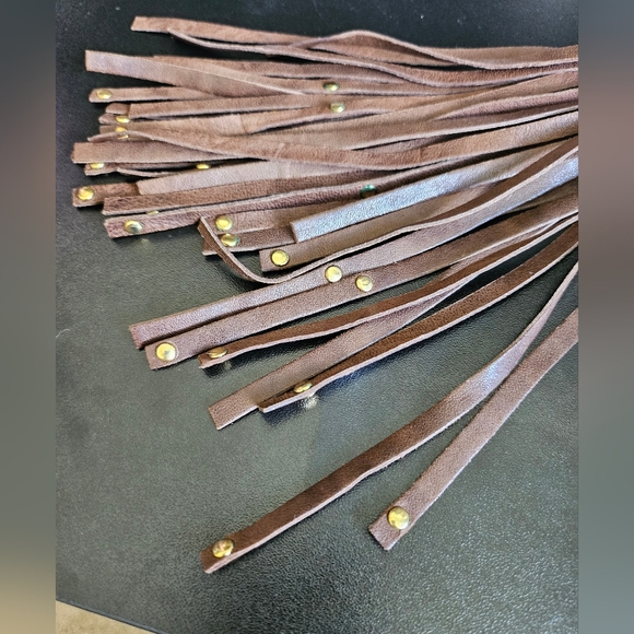 Jimmy Choo Studded Sky Zodiac Hobo Bag Brown Vitello Leather W/Orig. COA #00KE4C - Picture 11 of 15